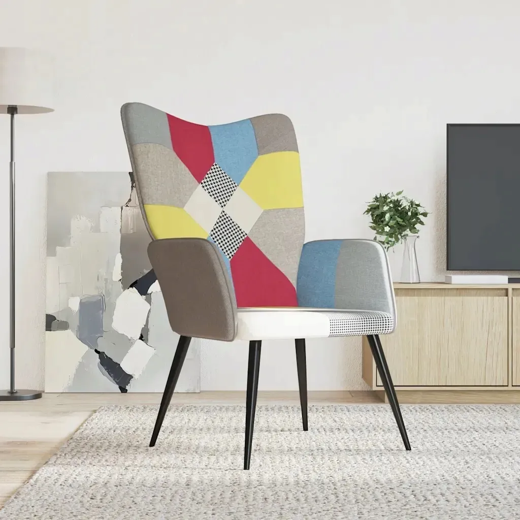 vidaxl-fotel-patchwork-obity-tkanina
