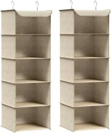 organizer-regal-wiszacy-do-szafy-5-polek-przechowywanie-2x-ubran-skladany