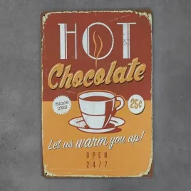 tabliczka-dekoracyjna-metalowa-hot-chocolate