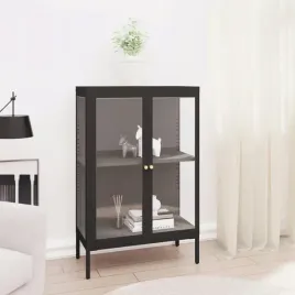 vidaxl-szafka-boczna-czarna-75x35x105-cm-stal-i-szklo
