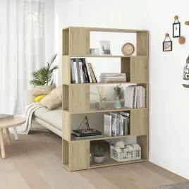 vidaxl-regal-na-ksiazki-przegroda-dab-sonoma-100x24x155-cm