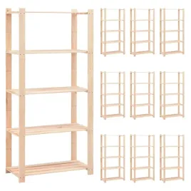 vidaxl-regaly-z-5-polkami-10-szt-80x38x170-cm-sosna-250-kg