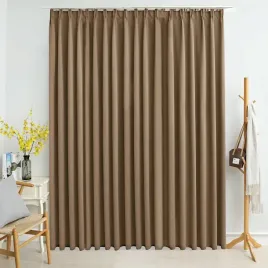 vidaxl-zaslona-zaciemniajaca-z-haczykami-taupe-290x245-cm