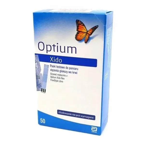 Optium Xido, 50 pasków testowych