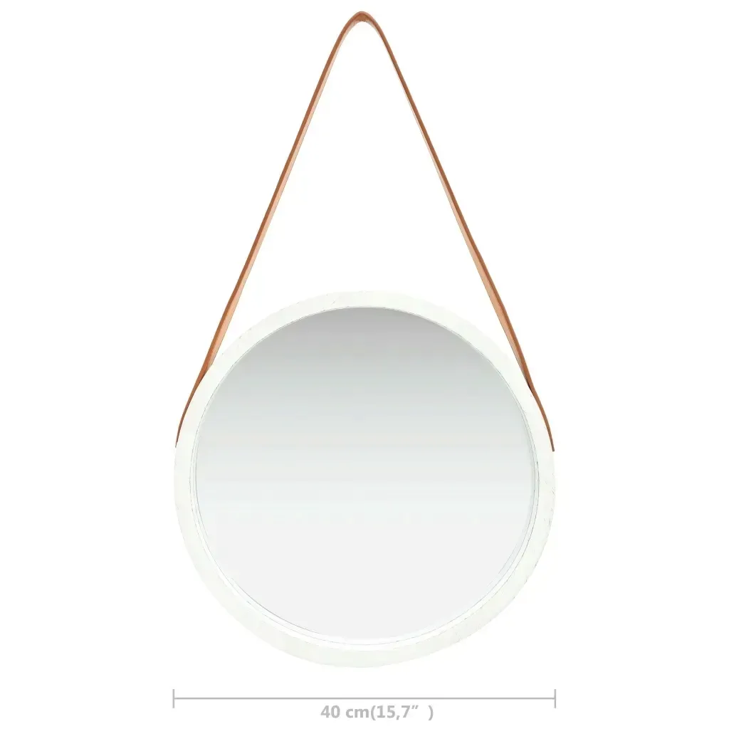 vidaxl-lustro-scienne-na-pasku-40-cm-biale-stan-nowy
