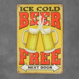 tabliczka-dekoracyjna-metalowa-beer-free