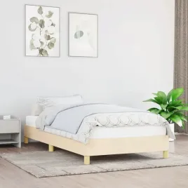 vidaxl-rama-lozka-bez-materaca-kremowa-90x190-cm-tkanina
