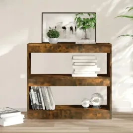 vidaxl-regal-na-ksiazki-przegroda-przydymiony-dab-80x30x72-cm