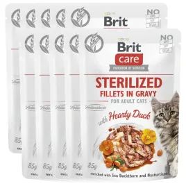 brit-care-cat-fillets-in-gravy-sterilized-duck-kaczka-w-sosie-10pak-10x85g