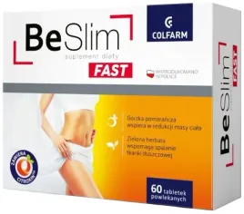be-slim-fast-odchudzanie-zielona-herbata-colfarm-60-tabletek