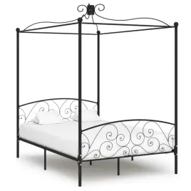 vidaxl-rama-lozka-z-baldachimem-czarna-metalowa-140-x-200-cm