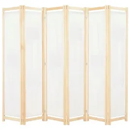 vidaxl-parawan-6-panelowy-kremowy-240-x-170-x-4-cm-tkanina