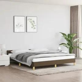 vidaxl-rama-lozka-bez-materaca-ciemnobrazowa-180x200-cm-tkanina