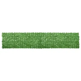 vidaxl-parawan-balkonowy-zielone-liscie-500x100-cm