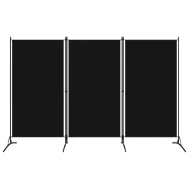 vidaxl-parawan-3-panelowy-czarny-260-x-180-cm