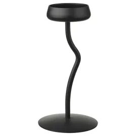 ikea-silverparon-swiecznik-na-swiece-kolumnowa-czarny-24-cm