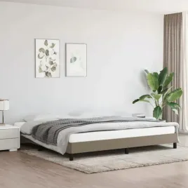 vidaxl-rama-lozka-bez-materaca-taupe-200x200-cm-obita-tkanina