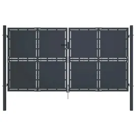 vidaxl-brama-ogrodzeniowa-stalowa-300x125-cm-antracytowa