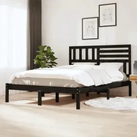 vidaxl-rama-lozka-czarna-lite-drewno-sosnowe-140x190-cm