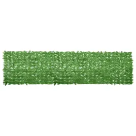 vidaxl-parawan-balkonowy-zielone-liscie-400x100-cm