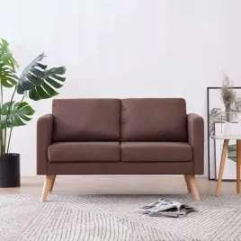 vidaxl-2-osobowa-sofa-tapicerowana-tkanina-brazowa