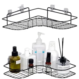 polki-prysznicowe-bez-wiercenia-narozna-polka-pod-prysznic-czarna-2-sztuki