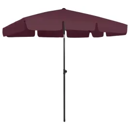 vidaxl-parasol-plazowy-czerwony-200x125-cm