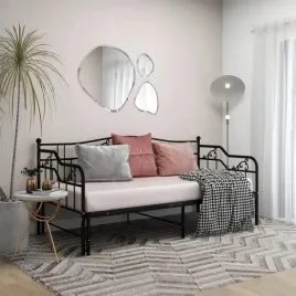 vidaxl-sofa-z-wysuwana-rama-lozka-czarna-metalowa-90x200-cm