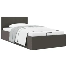 vidaxl-rama-lozka-z-podnosnikiem-ciemnoszara-tkanina-100-x-200-cm