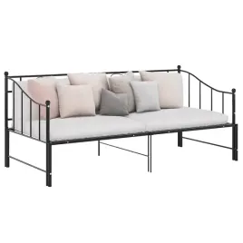 vidaxl-sofa-z-wysuwana-rama-lozka-czarna-metalowa-90x200-cm