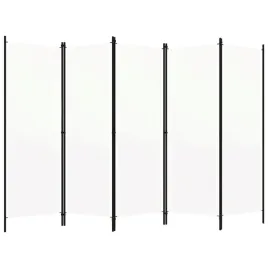vidaxl-parawan-5-panelowy-kremowy-250-x-180-cm
