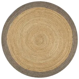 vidaxl-recznie-wykonany-dywanik-juta-szara-krawedz-150-cm