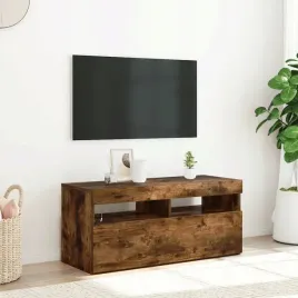 vidaxl-szafka-pod-tv-z-oswietleniem-led-przydymiony-dab-90x35x40-cm