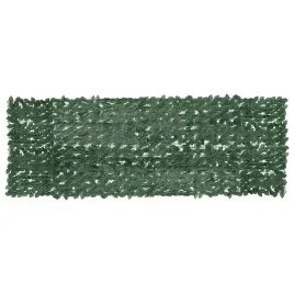 vidaxl-parawan-balkonowy-ciemno-zielone-liscie-300x100-cm