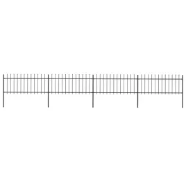 vidaxl-ogrodzenie-z-pretow-z-grotami-stalowe-68-x-08-m-czarne