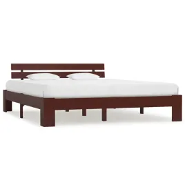 vidaxl-rama-lozka-ciemnobrazowa-lite-drewno-sosnowe-160-x-200-cm