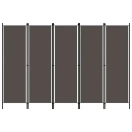 vidaxl-parawan-5-panelowy-antracytowy-250-x-180-cm