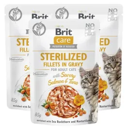 brit-care-cat-sterilized-losos-i-tunczyk-w-sosie-saszetka-3pak-3x85g