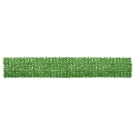 vidaxl-parawan-balkonowy-zielone-liscie-500x75-cm