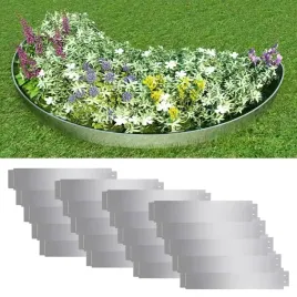 vidaxl-obrzeze-trawnikowe-20-szt-stal-galwanizowana-100x20cm