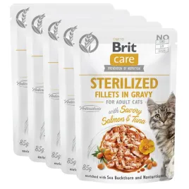 brit-care-cat-sterilized-losos-i-tunczyk-w-sosie-saszetka-5pak-5x85g