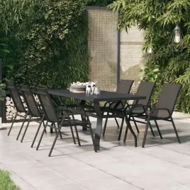 vidaxl-stol-ogrodowy-czarny-180x80x70-cm-stal-i-szklo