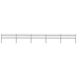 vidaxl-ogrodzenie-z-pretow-z-grotami-stalowe-85-x-06-m-czarne