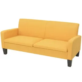 vidaxl-sofa-3-osobowa-zolta-180-x-65-x-76-cm