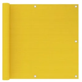 vidaxl-parawan-balkonowy-zolty-90x500-cm-hdpe