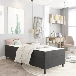 vidaxl-lozko-z-materacem-sprezynowym-ciemnoszare-tkanina-100x200-cm