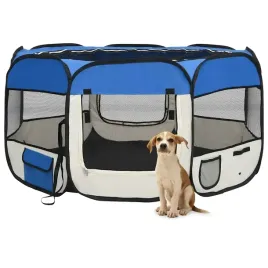 vidaxl-skladany-kojec-dla-psa-z-torba-niebieski-125x125x61-cm