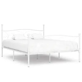 vidaxl-rama-lozka-ze-stelazem-z-listw-biala-metalowa-200-x-200-cm