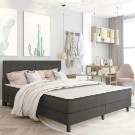 vidaxl-tuftowane-wezglowie-ciemnoszare-obite-tkanina-160x200-cm