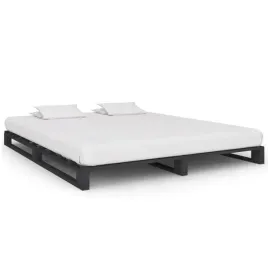 vidaxl-rama-lozka-z-palet-szara-lite-drewno-sosnowe-200-x-200-cm